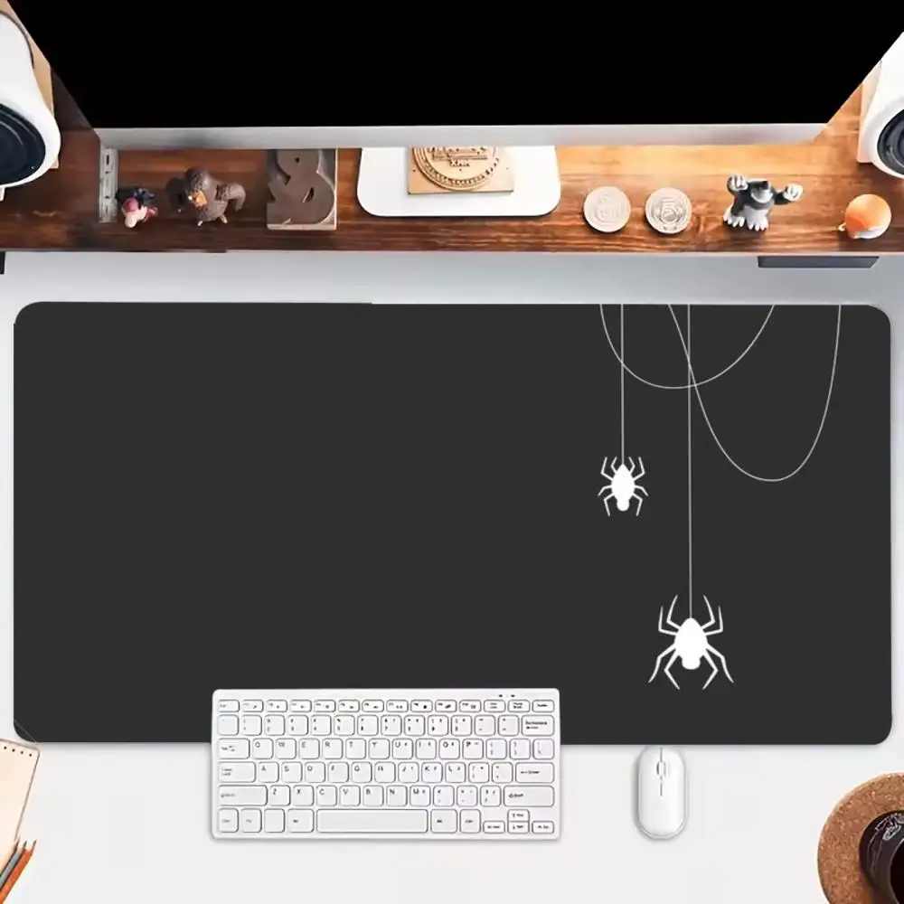 

Spider Web Mouse Office Accessories Pad Large Gaming Mousepads Non-slip Desk Accessory Aesthetic Laptop Tablet Mat PC Playmat