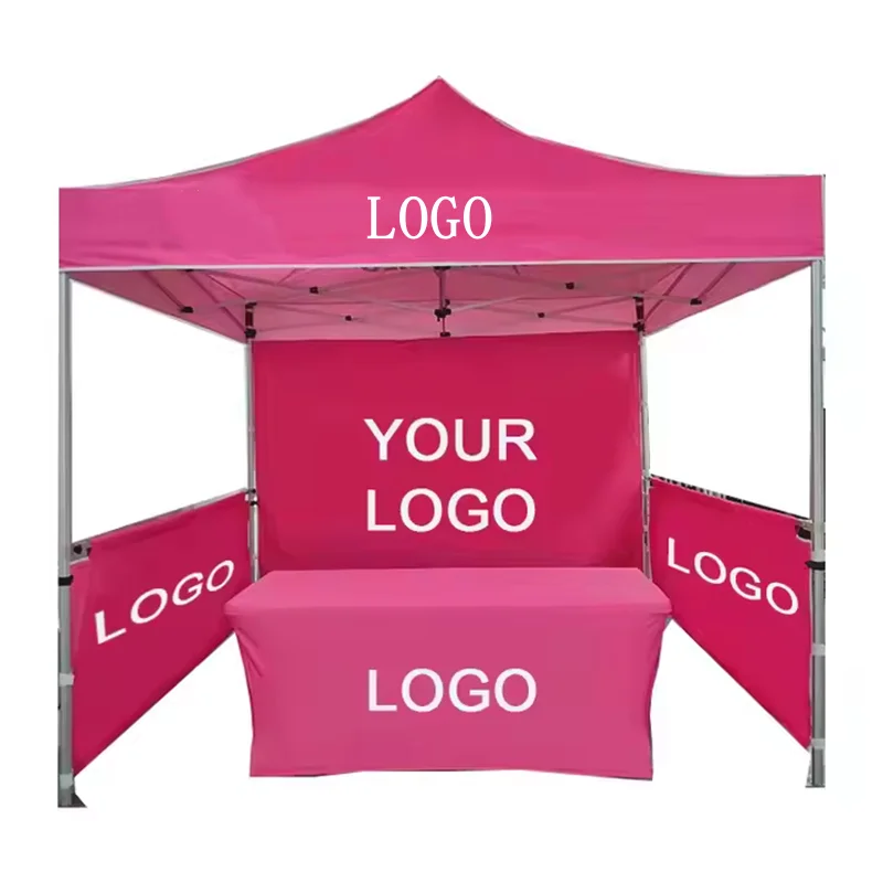 Heavy Duty 10ft X 10ft Sports Event Terrace Pop-Up Canopy Advertising Trade Show Tent