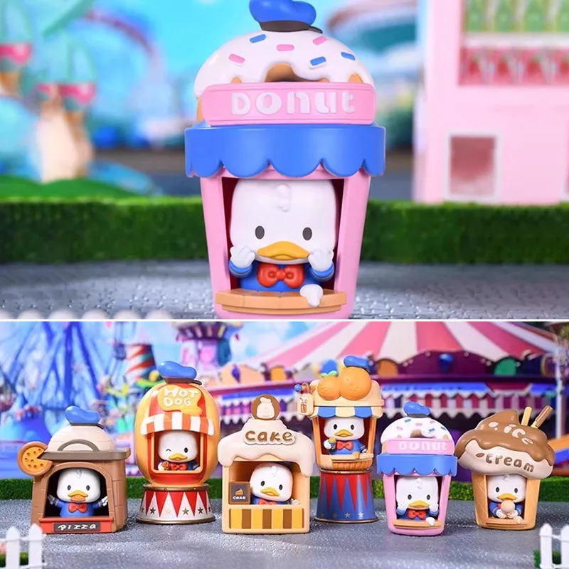 Caja ciega del Pato Donald de Disney, figura de acción, serie de tienda Gourmet, caja sorpresa, muñeco de juguete, Don Duck, decoración de escritorio, juguetes, regalos