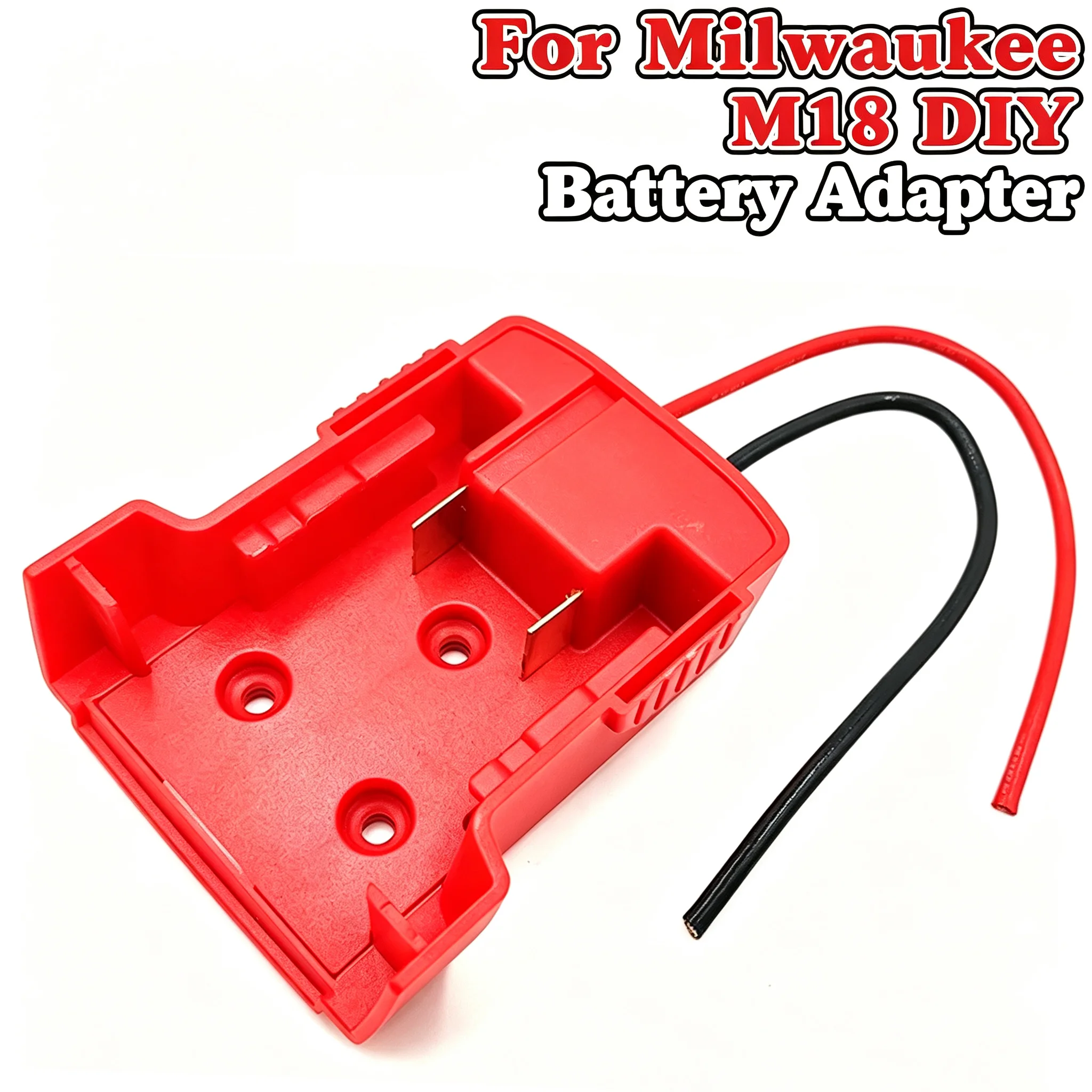 Lithium Battery DIY Adapter Connector Power Supply Wheel Adapter Dock Holder 48-11-1815 for Milwaukee for M18 18V Li-ion Battery