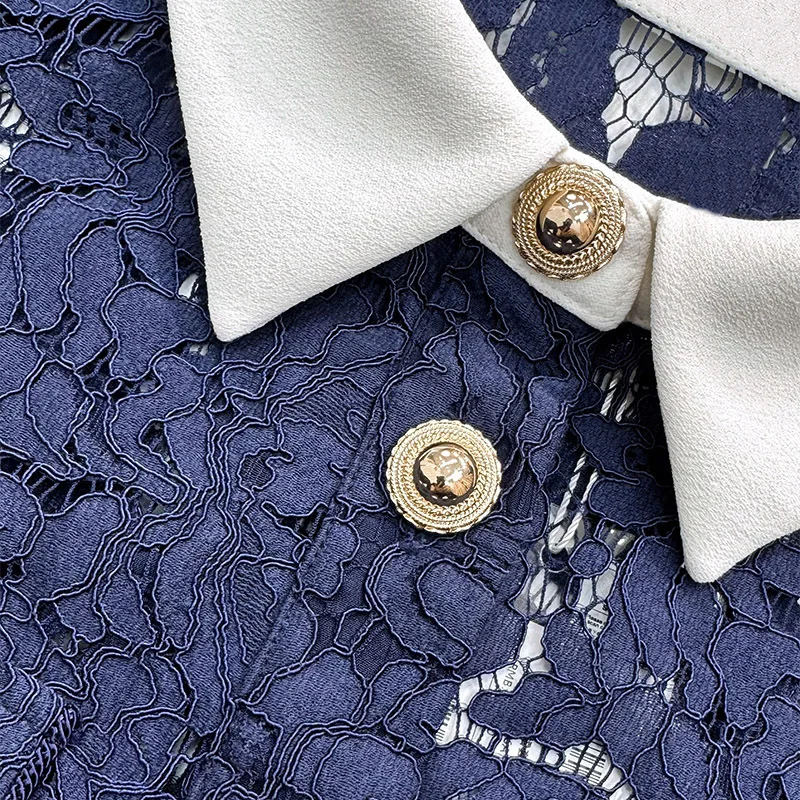 Diamanti di qualità rosa lana intrecciata Tweed due pezzi Set donna autunno inverno abiti corti