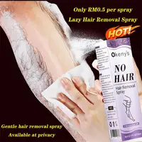 Spray de depilación rápida de 2 minutos, inhibidor indoloro del crecimiento del cabello, brazo, axila, pierna, depilatorio permanente para hombres y mujeres, cuidado de reparación