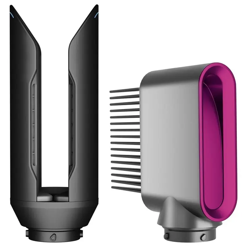 

KEOL-For Dyson Airwrap HS01 HS05 HS08 Compatible Hair Straightener Attachment Wide Tooth Comb Nozzle Accessory Set