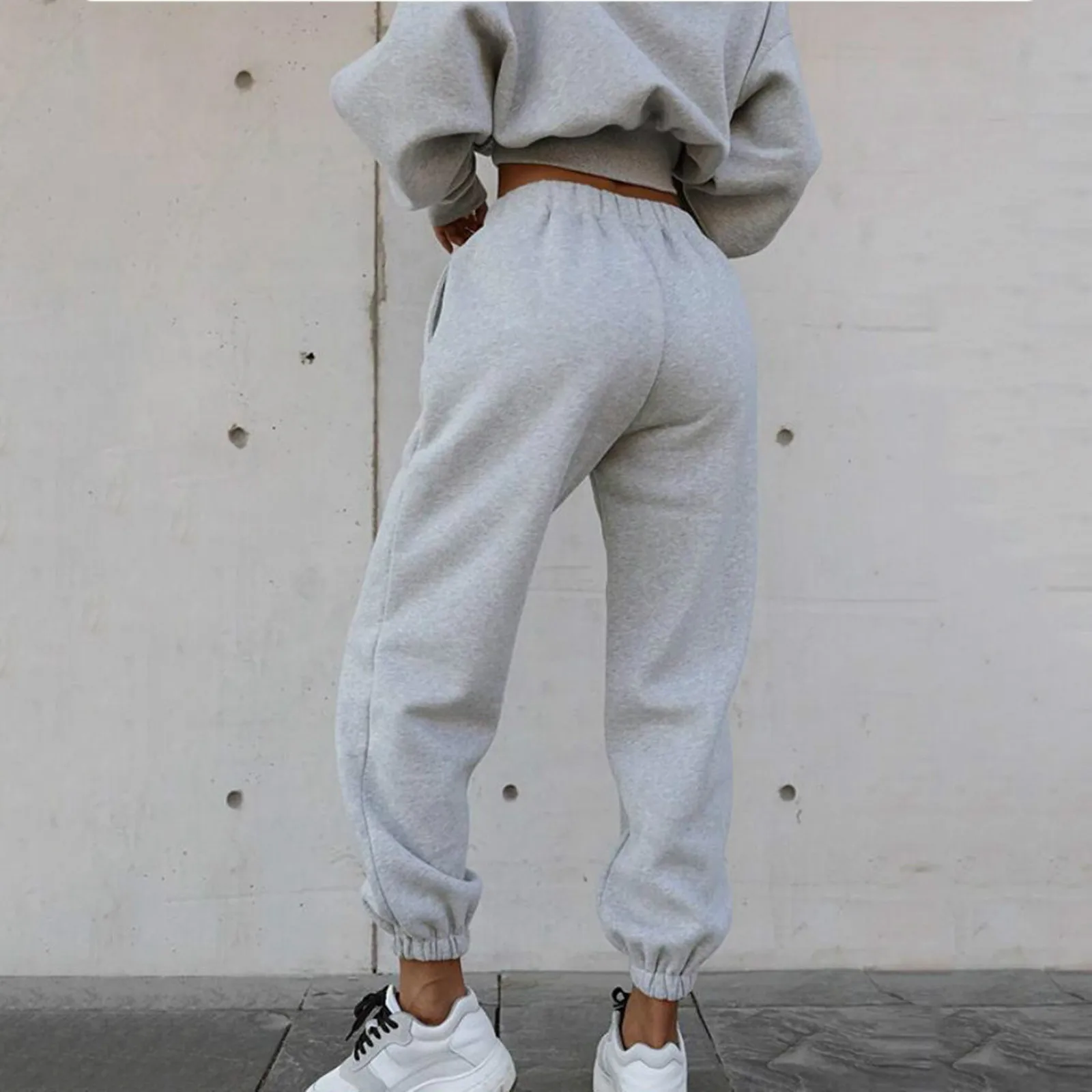 Y2k Tracksuit Women Warm Hooded Suit Hoodies And Pants Set Oversize Two Piece Set Sportwear Spring Winter Fleece Suit For Women