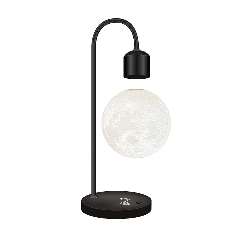 New Invention Reading Night Magnetic Floating Led Luxury Levitating Moon Table Lamp