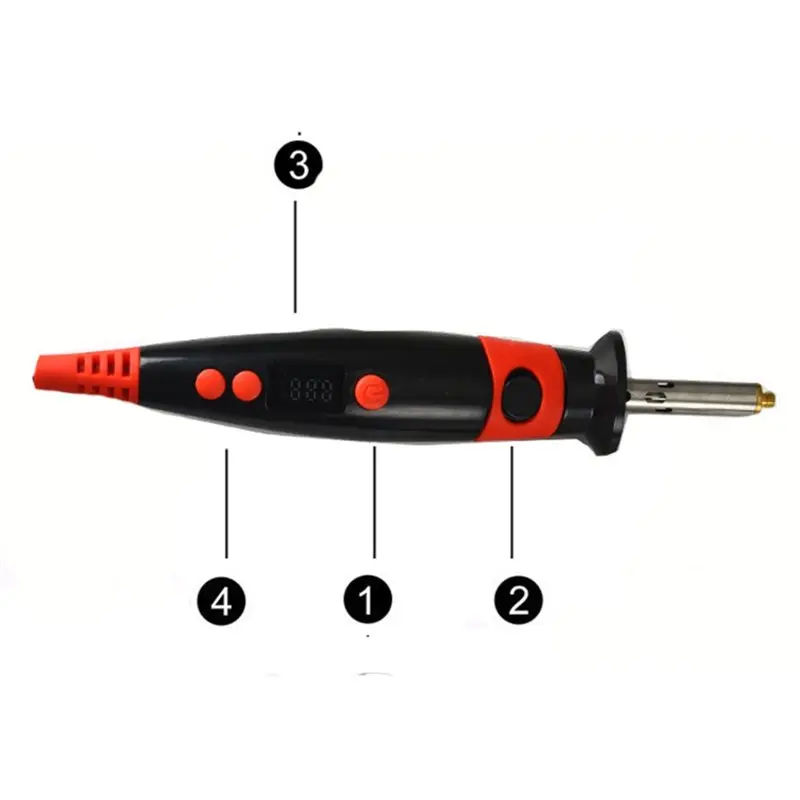AS60-Temperature Display Ironing Stick, Hot Melt Tool Pen, Mixed Size Rhinestone EU Plug- New Type Of Vacuum Self-Priming