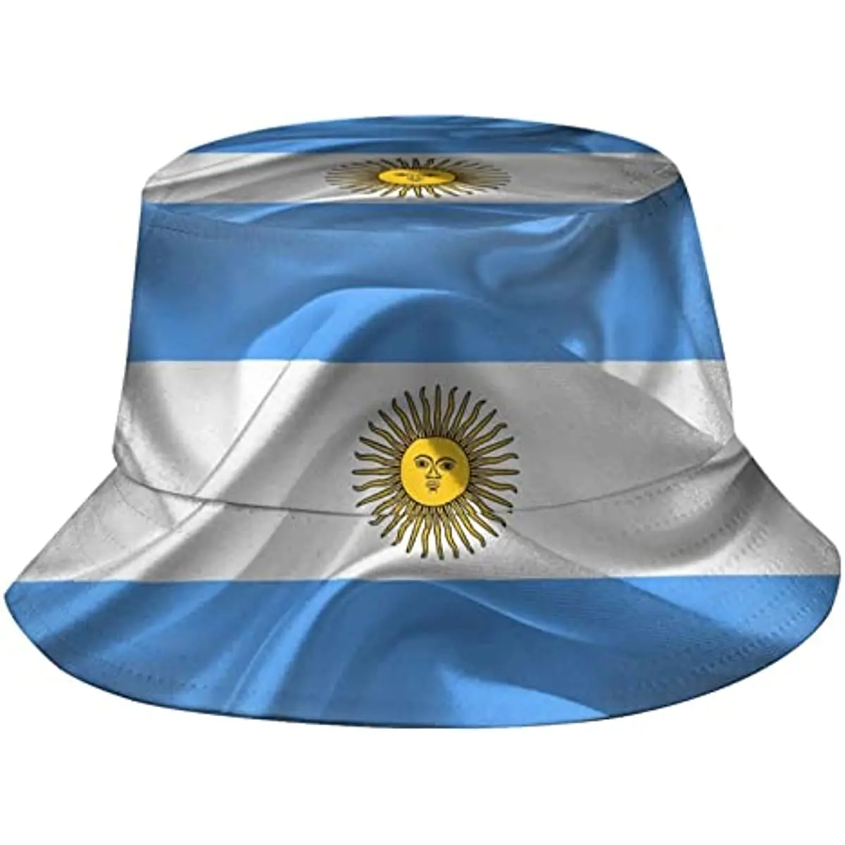 Cute Argentina Flag Bucket Hat Packable Argentine Fisherman Hat Summer Travel Beach Sun Hat Outdoor Hat for Men Women