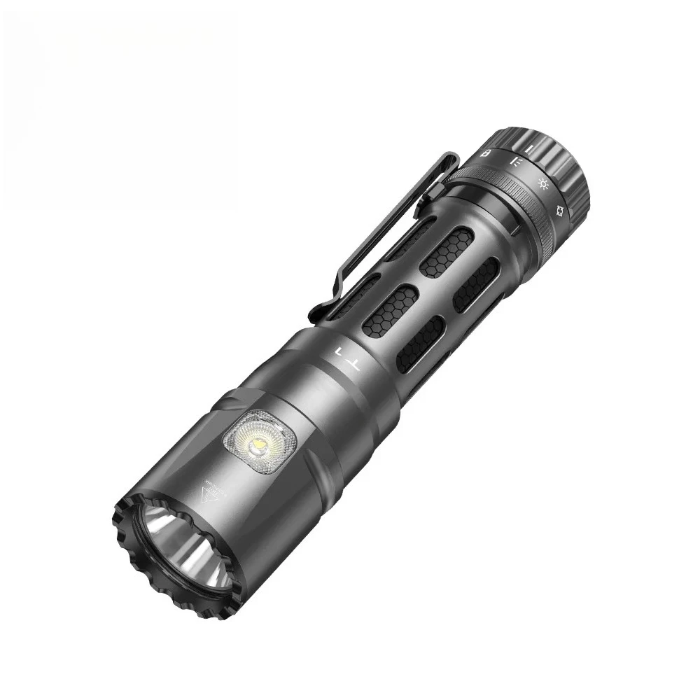 T1 LED Tactical Flashlight 5500Lm 4 Lighting Modes with Pen Clip Waterproof USB Rechargeable High Power Portable Light