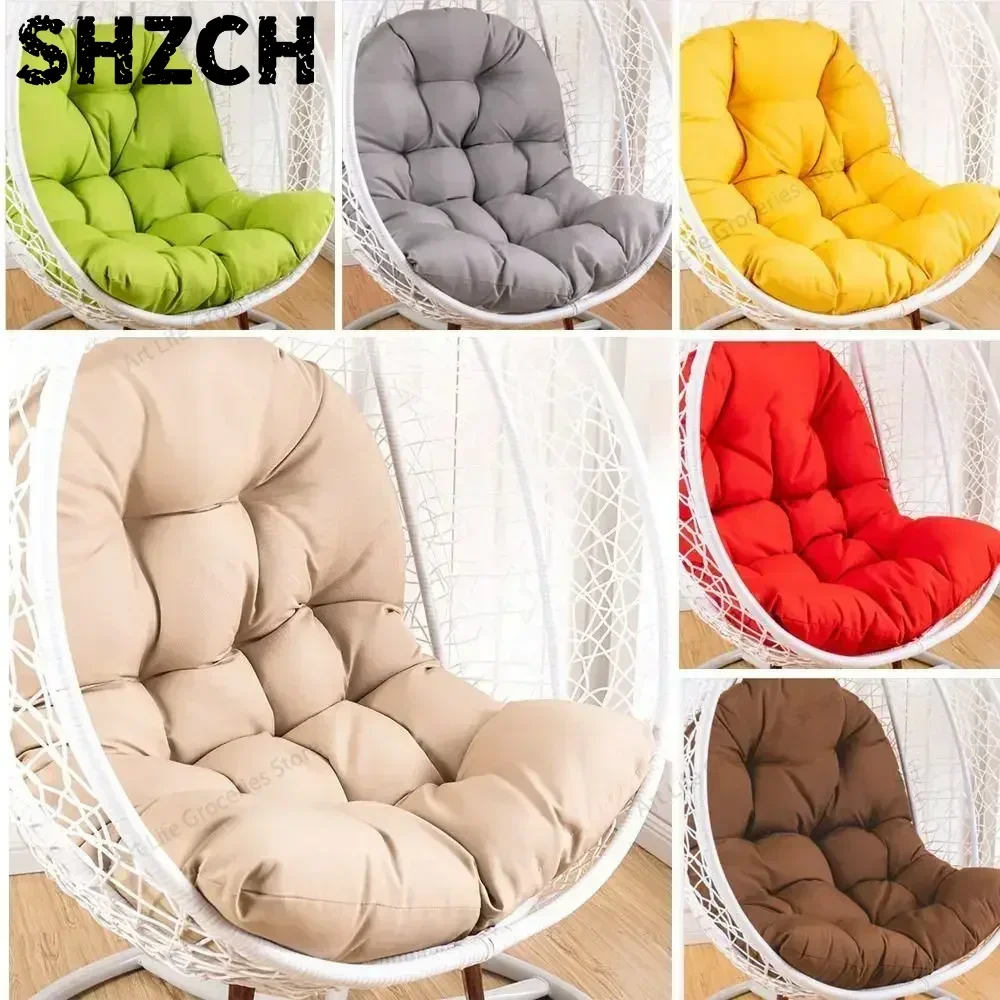 Outdoor Supply Hammock Thickened Egg Chair Cushion Seat Pad Backrest Pillow Rocking Chair Seat Mat Swing Chair Mat