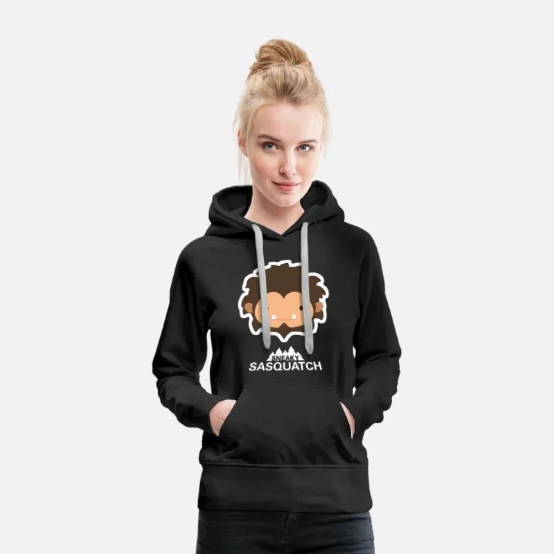 

Fun Sasquatch — тематическая хлопковая толстовка с капюшоном — отлично подходит для любителей крифродистой культуры. Дизайн «Sneaky Sasquatch» Mysterious Vibe
