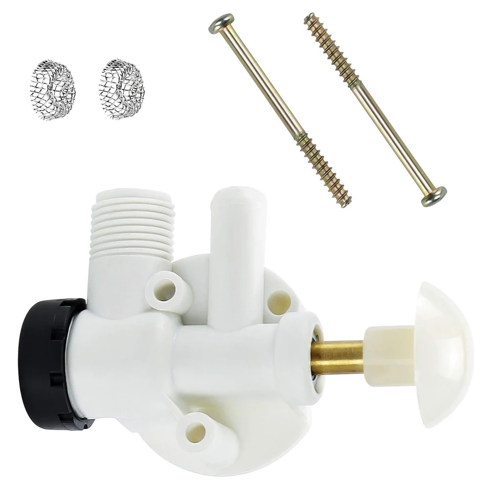 

385314349 RV Toilet Water Valve Kit Trailer Toilet Repair Kit For Dometic Sealand Camper Trailer Boat Pedal Flush Toilets