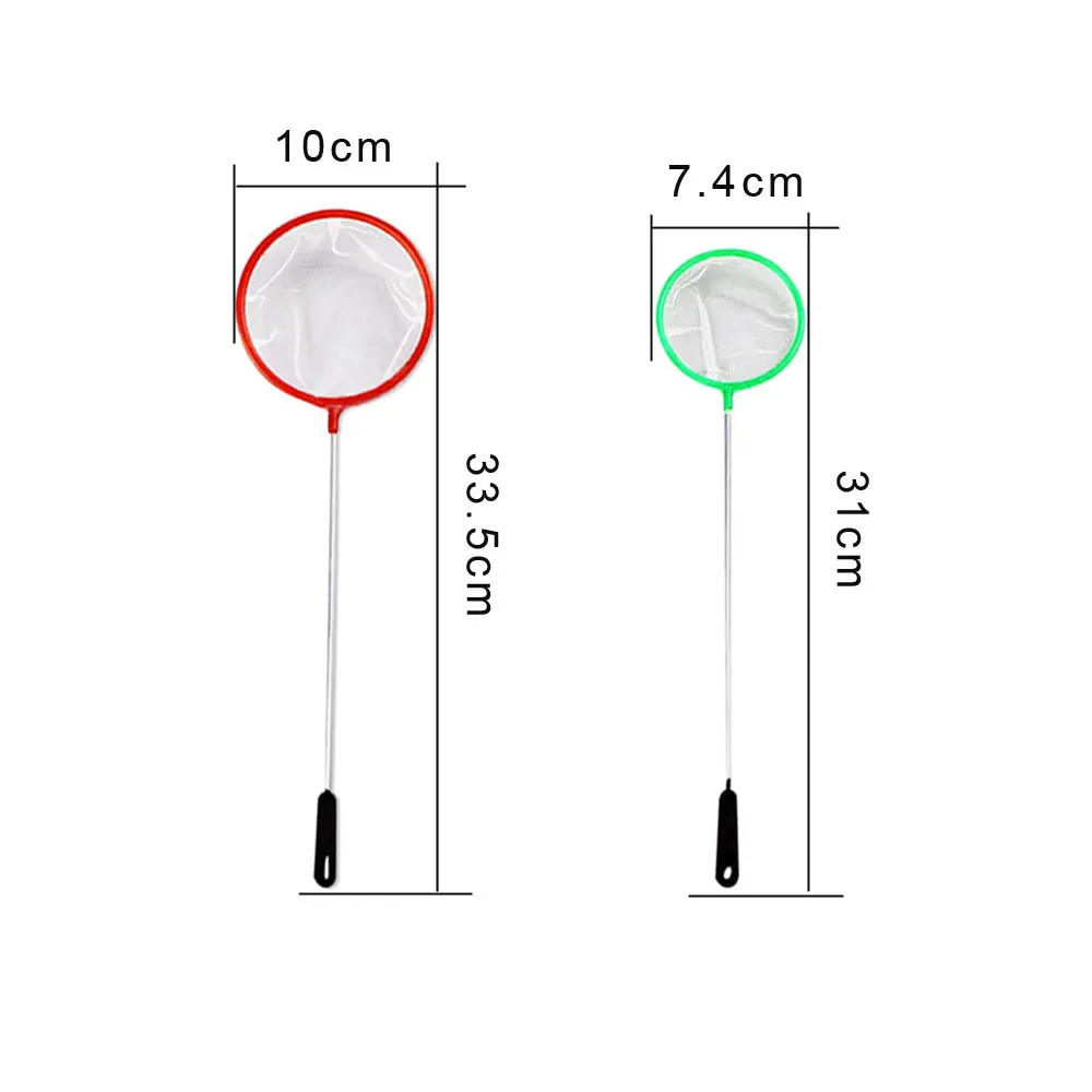 Mini portátil rede para aquário, 5 pcs/set, filtro de malha para camarão e aquário, acessórios de pesca