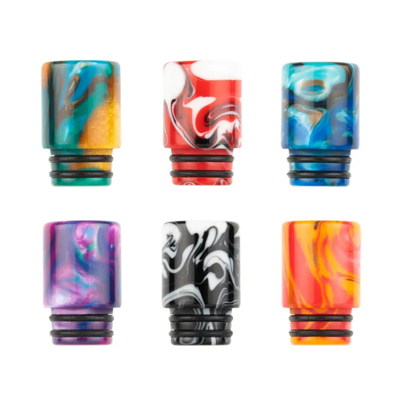 Vape Resin Drip Tip 510 Mouthpieces Cigarette Holder Accessories Resin Thread Mouthpieces for V8 Big Baby/TFV12 Drip Atomizer