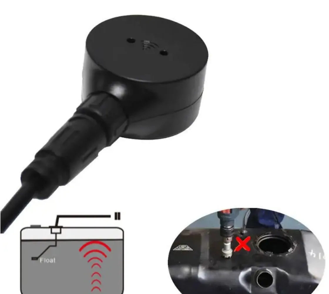 newly designed UL212 wireless integrated ultrasonic level sensor is suitable for fleet fuel monitoring and is easy to install.