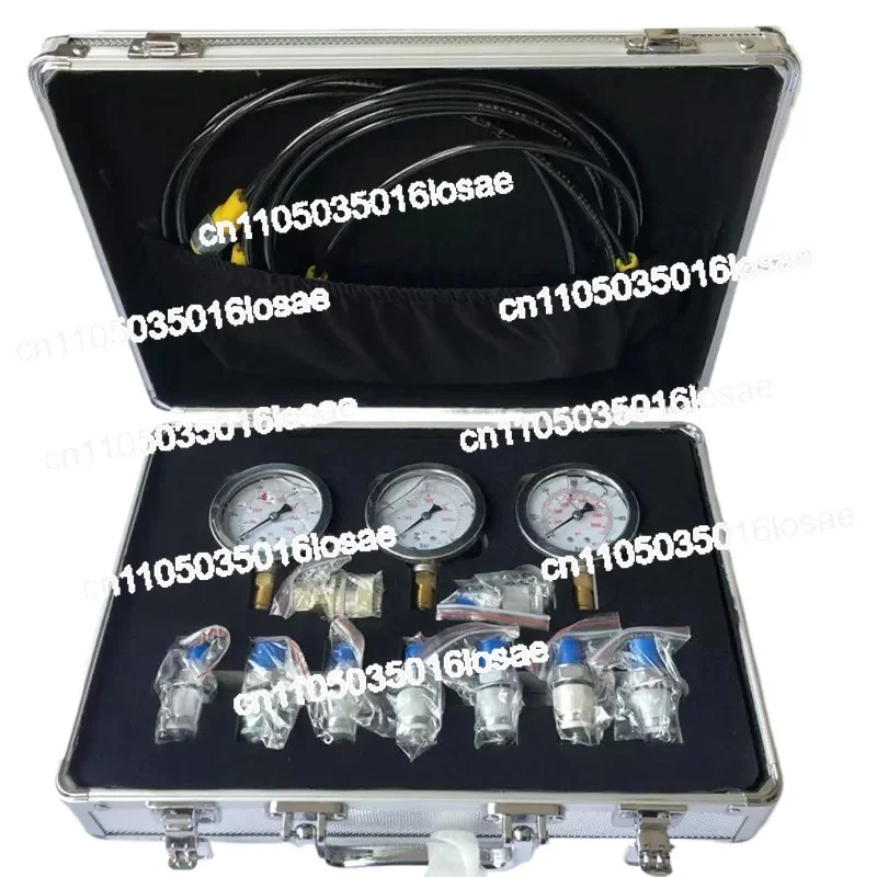 Pressure Gauge Test Pressure Detector Accurate Hydraulic Pressure Test Box Pilot Pump Combination Instrument for Hydraulic