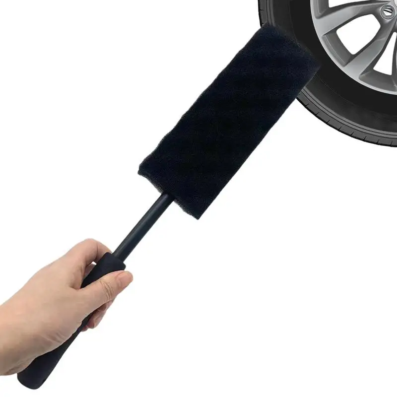 Long handle Car Wheel Brush Soft Wheel Rim Brush Car Wash Tire Cleaning Brush Wheel Brush Rim Brush for Car Cleaning Accessories