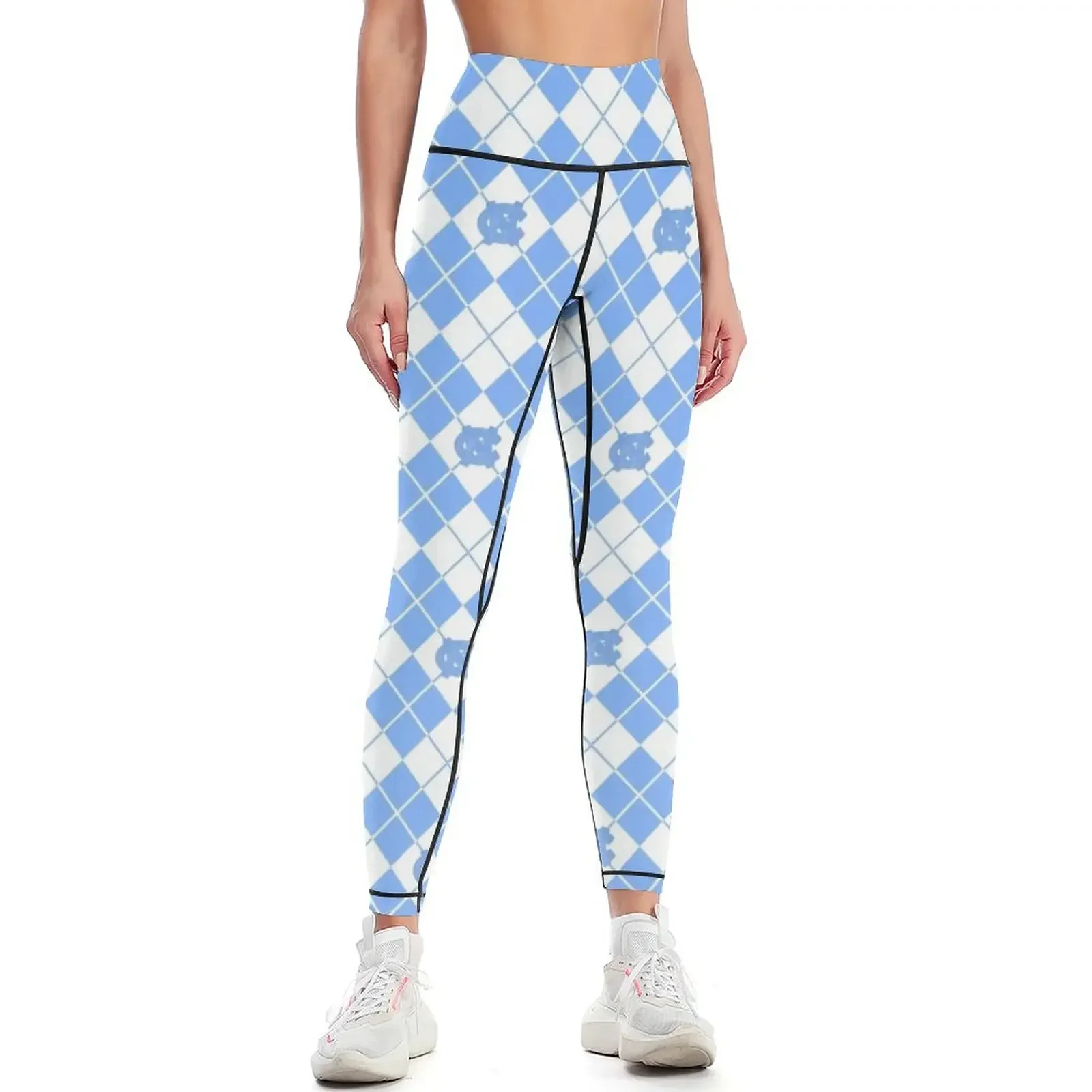 

Heel Glitter Argyle Leggings sports for push up gym's sportswear Tight fitting woman gym top Womens Leggings