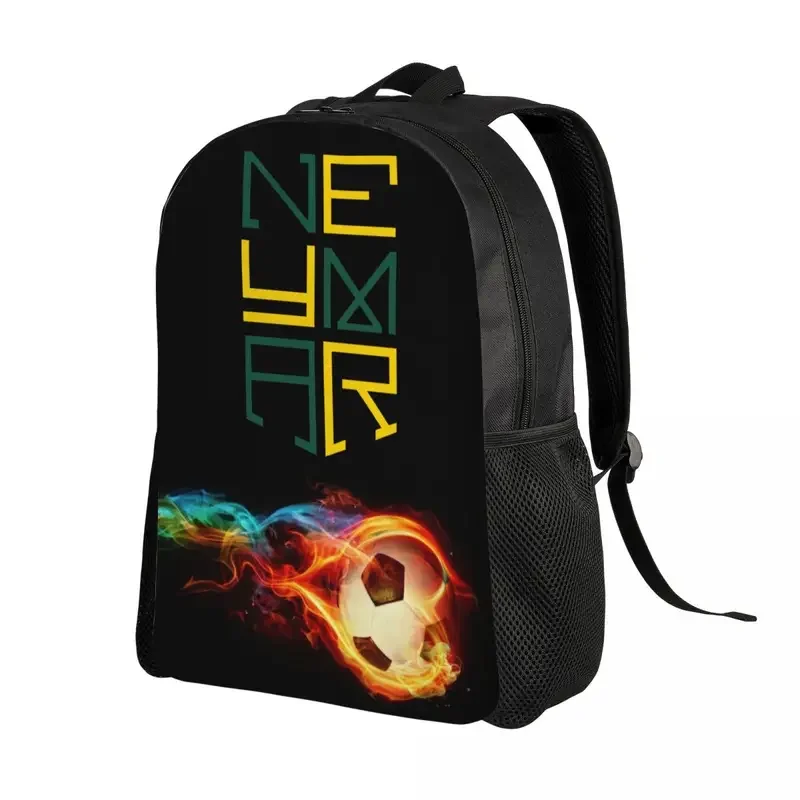 Neymar JR Football 3D Printing Backpacks for Boys Girls Soccer College School Travel Bags Men Women Bookbag Fits 15 Inch Laptop