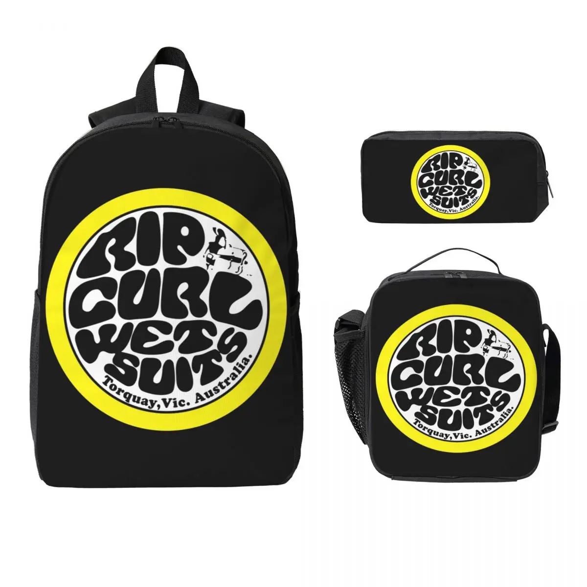 

Classic Rip Backpack Student Boys Girls BookBag School Bag Laptop Shoulder Bags 3ps Insulated Lunch Bag Pencil Case