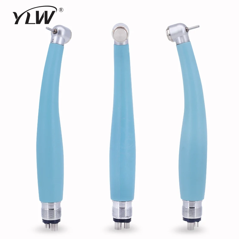 

High Speed Dental Handpiece Single Water Spray Ceramic Bearing Rotor Air Turbine Dentist Tips Blue Plastic Lightweight Handle