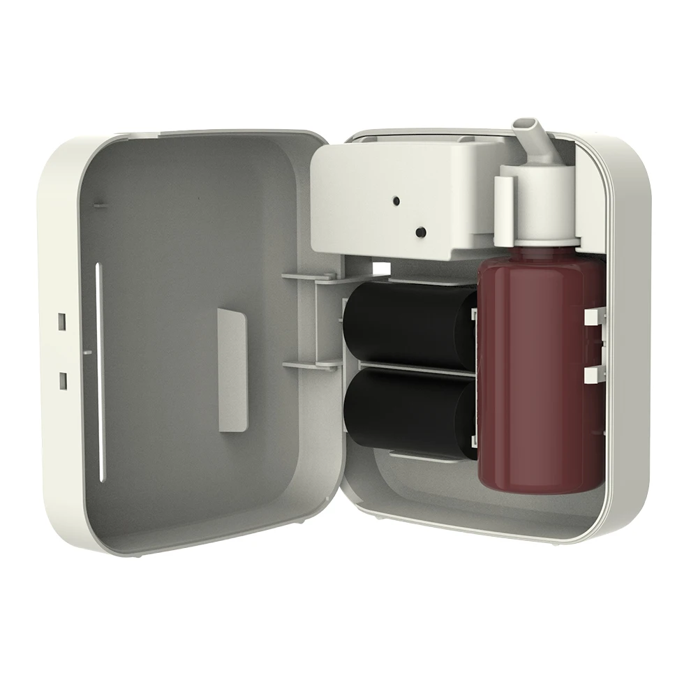 Aroma Diffuser ติดผนังกลิ่น Diffuser เครื่องบลูทูธ APP ควบคุมแบตเตอรี่ Powered USB ชาร์จ150Ml ขวด