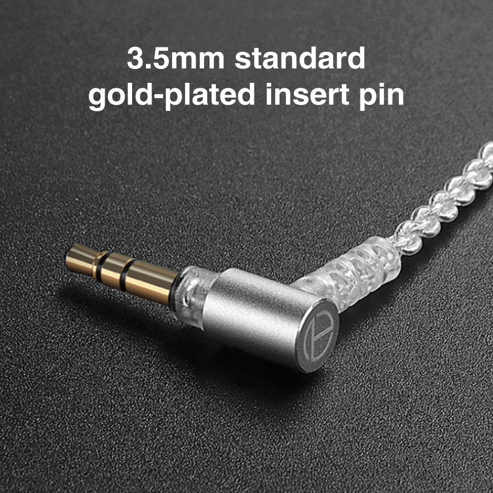 تريليون A2 متوازن كابل الفضة مطلي كابل ايفي سماعة 2M/3M موصل استخدام ل تريليون VX برو TA1 MT1 CS2 باكس ل KZ