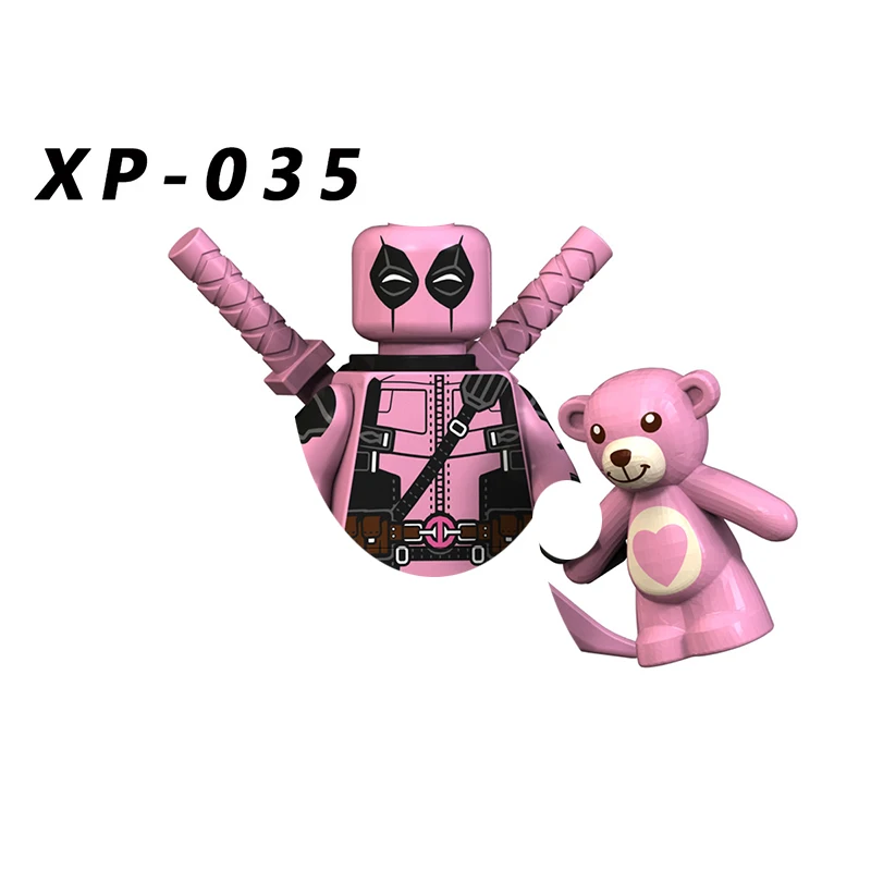 Bloques de construcción de XP028-035 de Marvel Legends para niños, Mini figuras de acción, regalos de fiesta