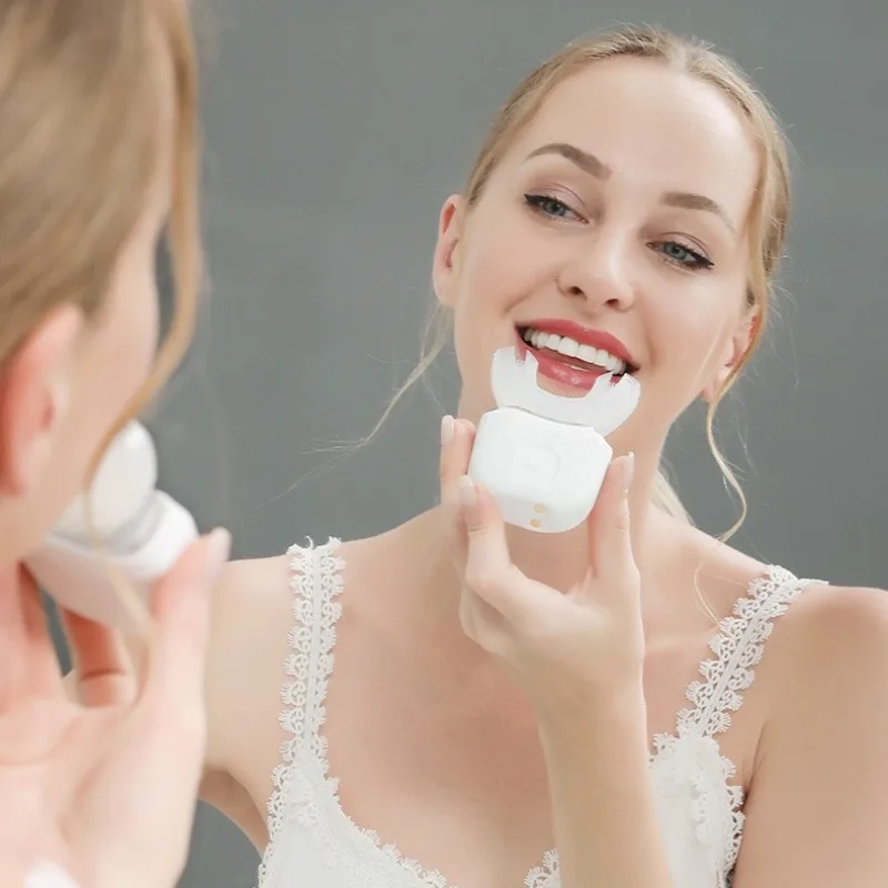 

Waterproof Oral Care 360 Degree Teeth Cleaning 3 Mode Settings U Shape Electric Toothbrush Auto Cleaning