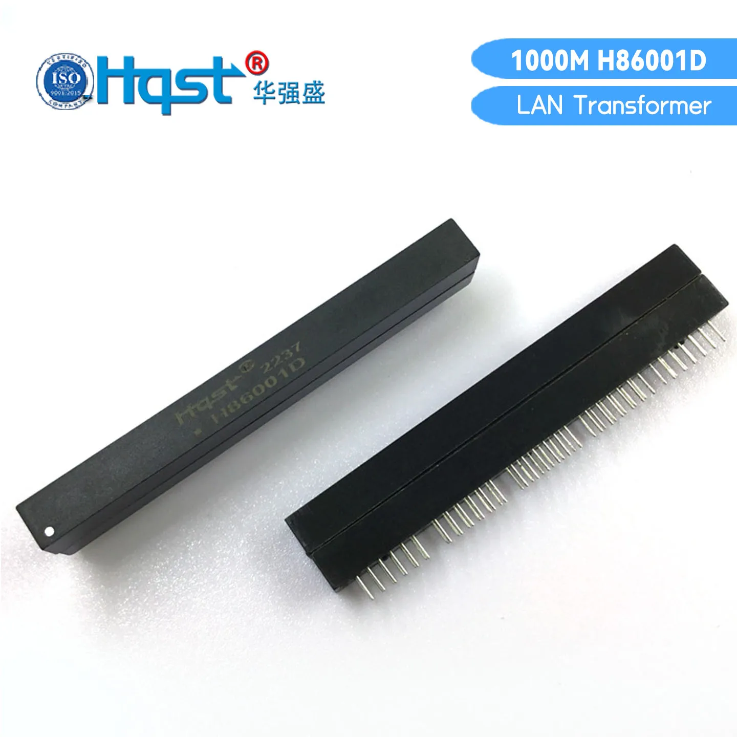 H86001d Direct Plug 60pin Gigabit Network Transformer Factory Direct Supply Double Loop LAN  Filter Autocoupling Hqst