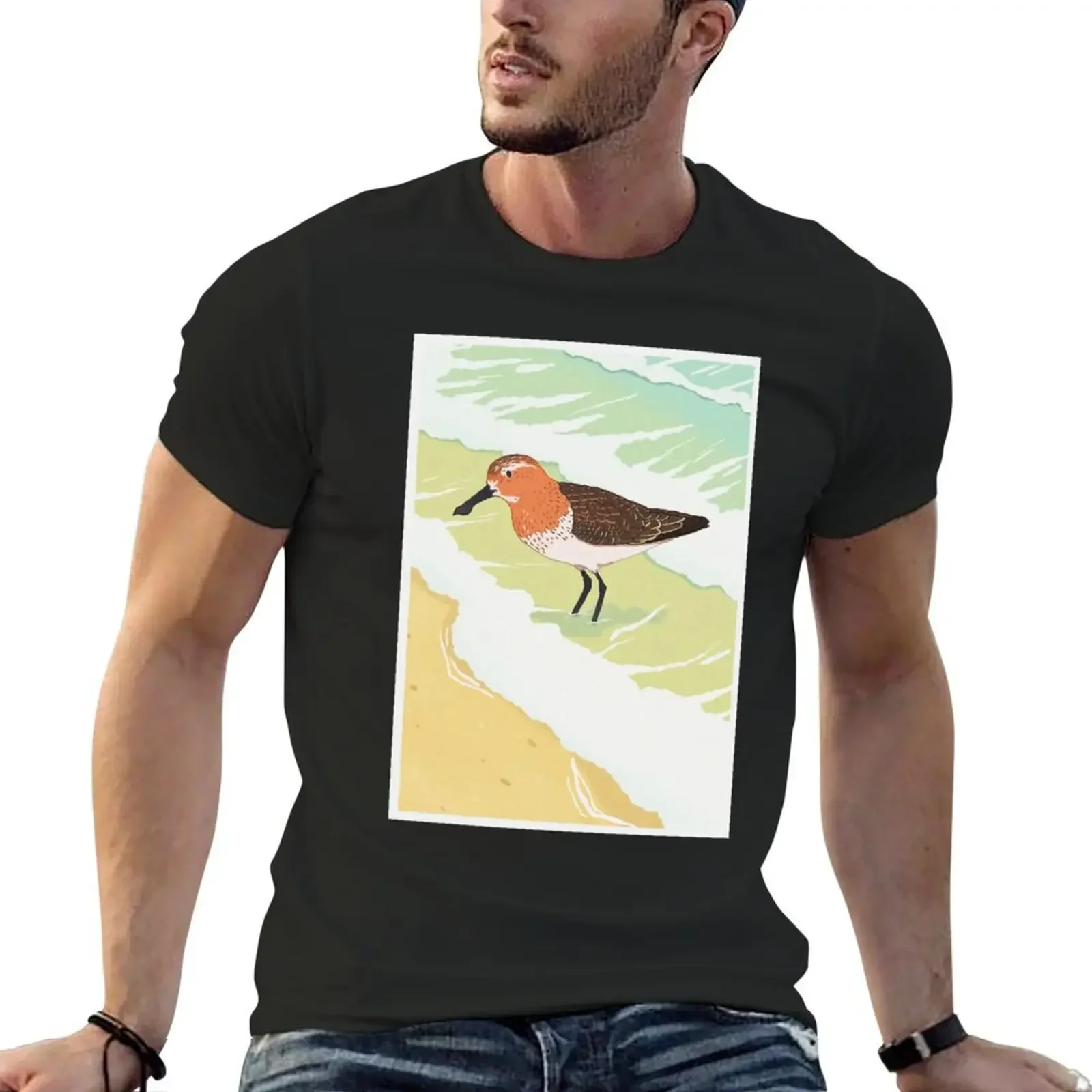 Spoon-billed sandpiper T-Shirt animal prinfor boys plain funny t shirts men