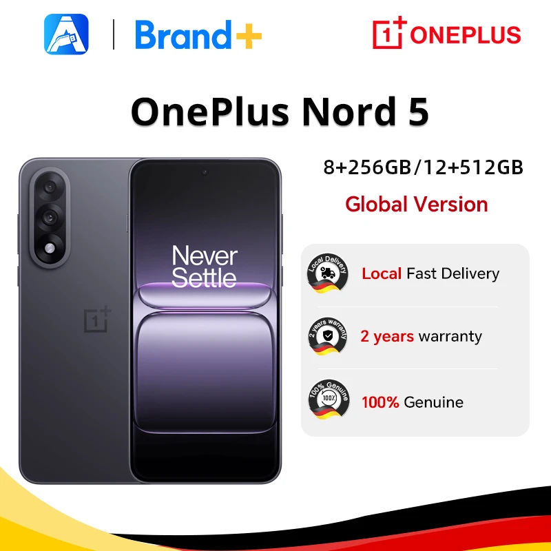 Globalna wersja telefona OnePlus Nord 5 5G 8 GB z EU za $354.77 / ~1356zł