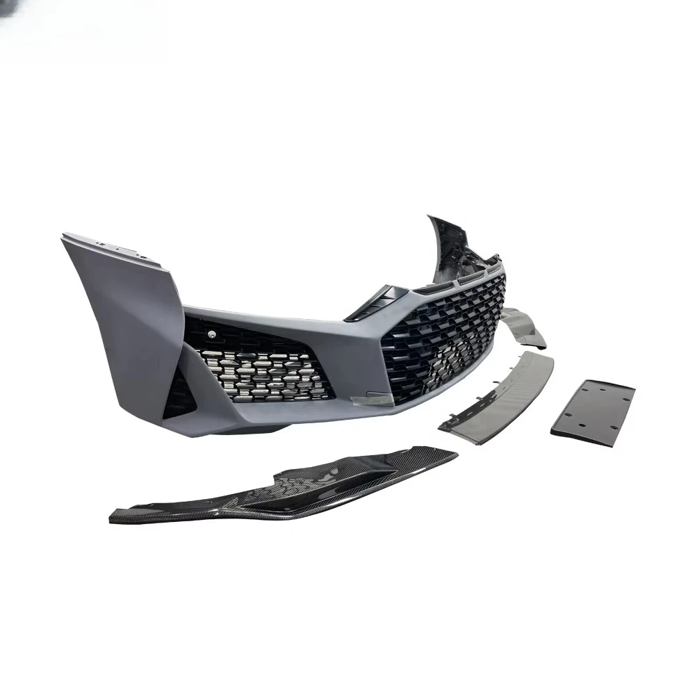 Hot Sale Old Model Upgrade New PP/carbon Fiber Body Kit Car Bumpers Modified Front Bumper Grill Skirts for R8 2016-2018