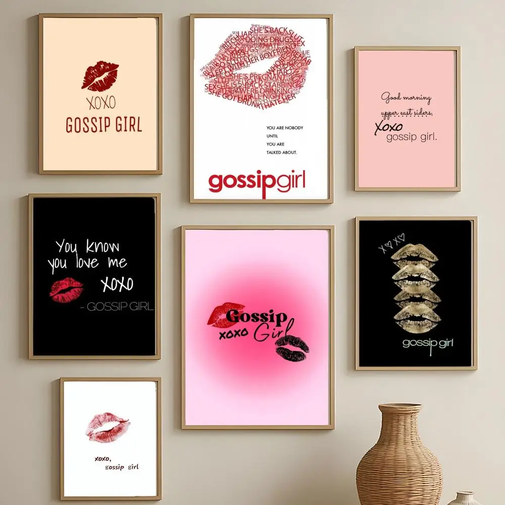 popular Gossip Girl Poster Versatile HD Waterproof Wall Art Self-Adhesive Decor for Any Space Ideal Gift