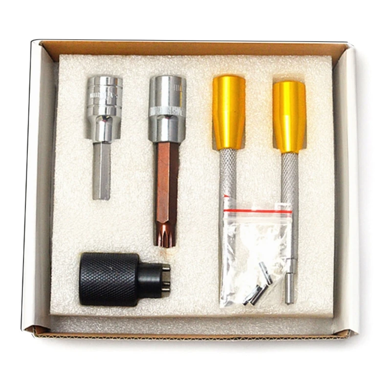 XA6H Metal Sleeve and Rod Service Set for Common Nozzle Disassembly, Workshop Maintenance, Nozzle Repair and Removal