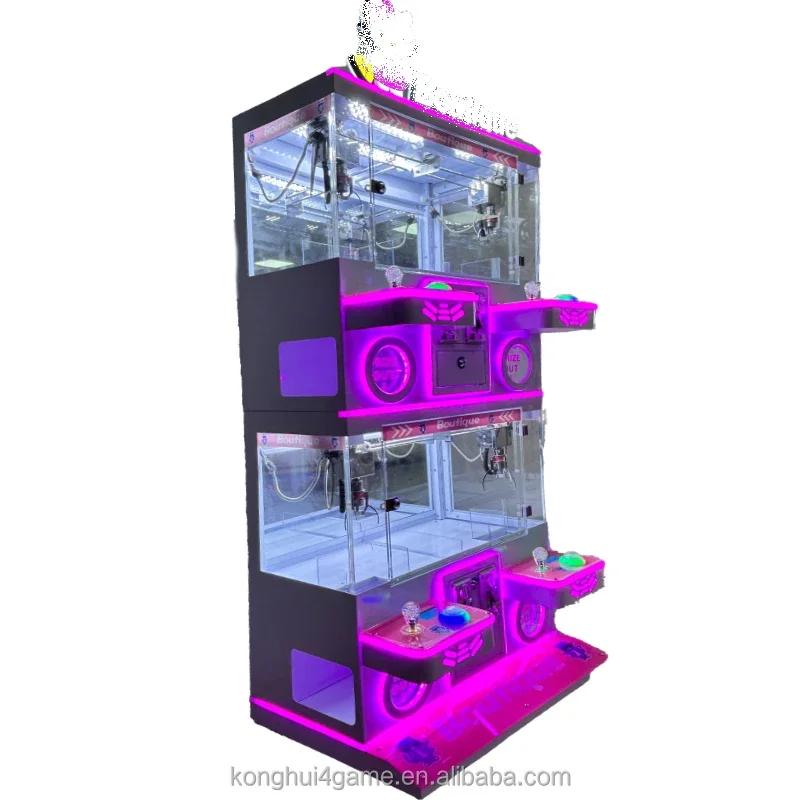 

Персональный коготь-кран с монетоприемником, индивидуальные 4-плееры, мини-бутик-клип, игровые машины с когтями