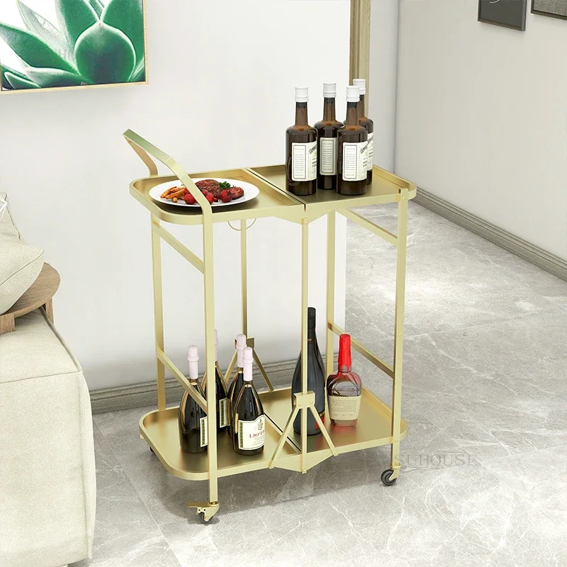 Restaurant Living Room Trolleys Household Folding Lockers Coffee Shop Hotel Kitchen