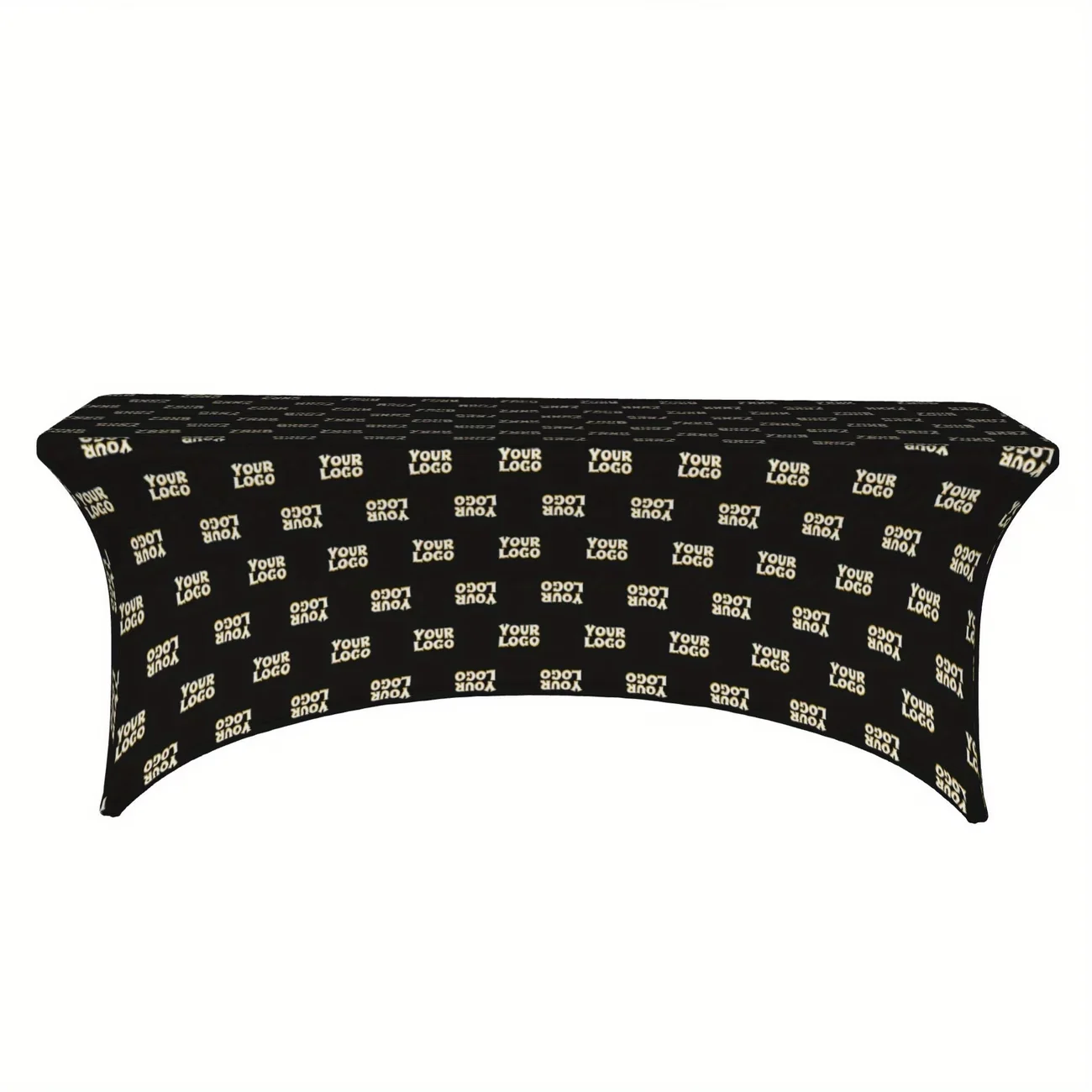 Custom Logo Stretch Tablecloth Personalized Spandex Table Cover for Trade Show Booth Vendor Display