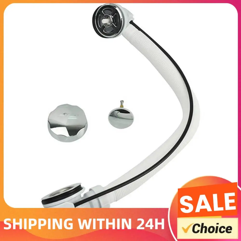 

Bathtub Drain Strainer with Overflow Bathroom Kit Bath Filter Waste Finished Drainer for Bathtub