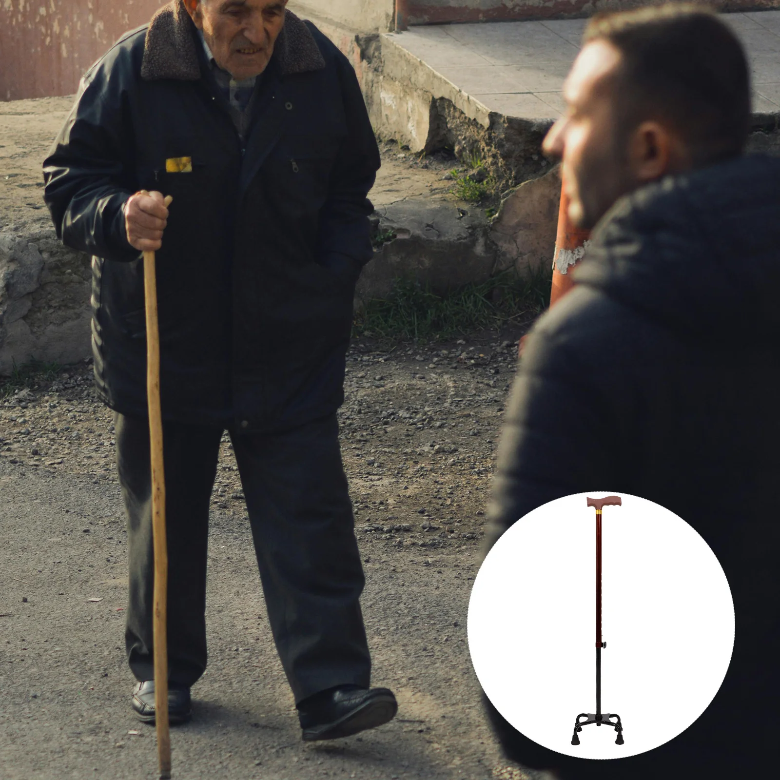 

Трость из алюминиевого сплава, съемная, регулируемая для пеших прогулок, треккинга, кемпинга, пожилых людей, на открытом воздухе, нескользящая, легкая, прочная