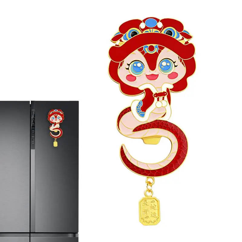 Year of The Snake Bottle Opener Magnetic Refrigerator Decals Birthday Bottle Opener Birthday Party Wedding Anniversary Decor