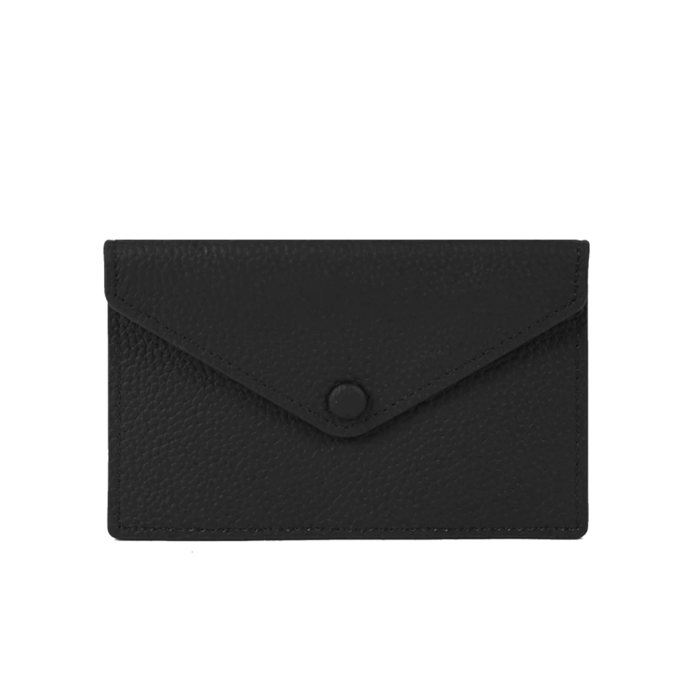 Personalisierte Buchstaben, echtes Rindsleder, ultradünnes Kartenetui für Damen, kurzer Umschlag für Damen, Damen-Geldbörse – Detail 18
