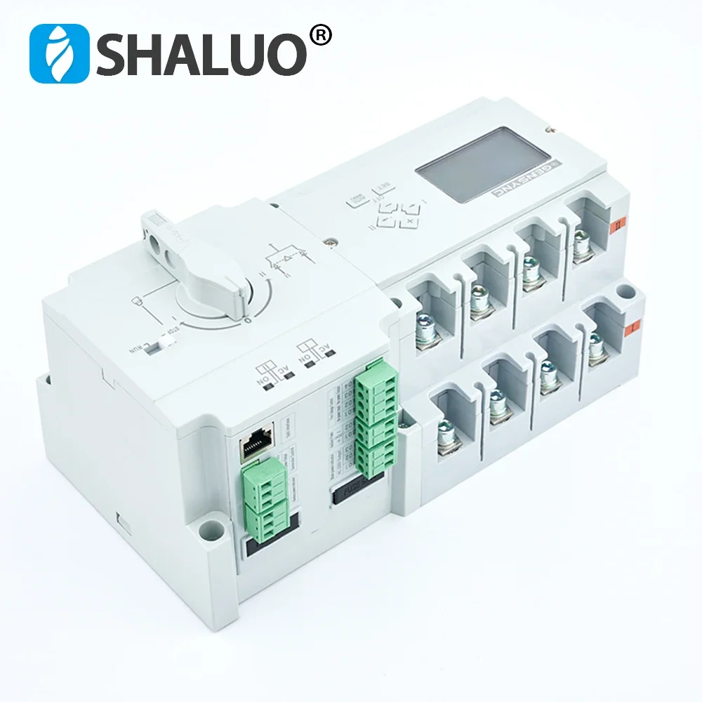Generator Dual Power Three Phase Automatic Transfer Switch ATS 63A 100A 125A 250A 630A 1000A ATS SLS3-125B 4p