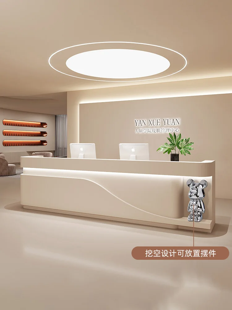 Beauty salon bar hairdressing clothing store paint cashier  clinic  medical beauty company front desk reception desk