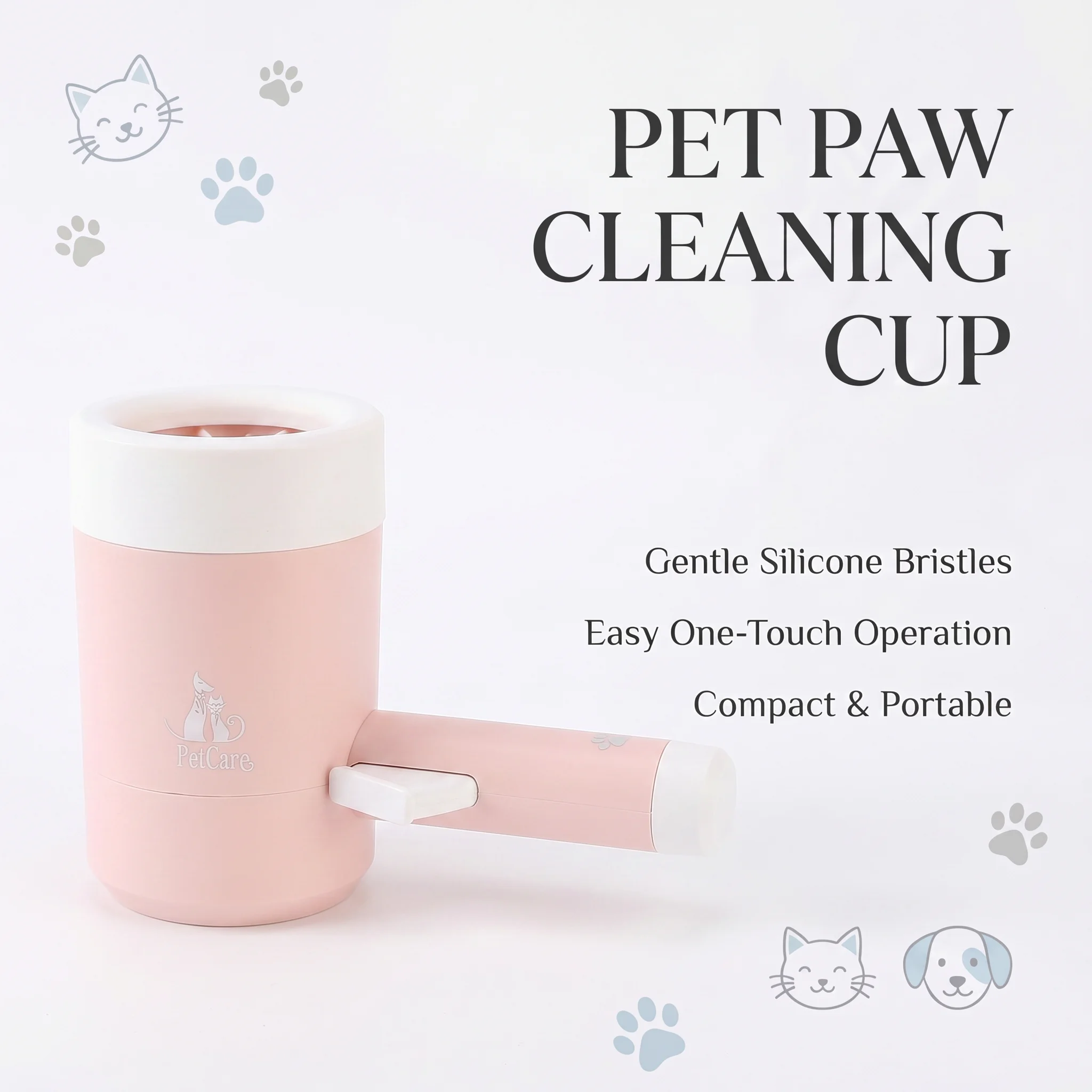 

Устройство для чистки лап собак - чашка для мытья лап - устройство для очистки подошв и мытья лап кошек и собак