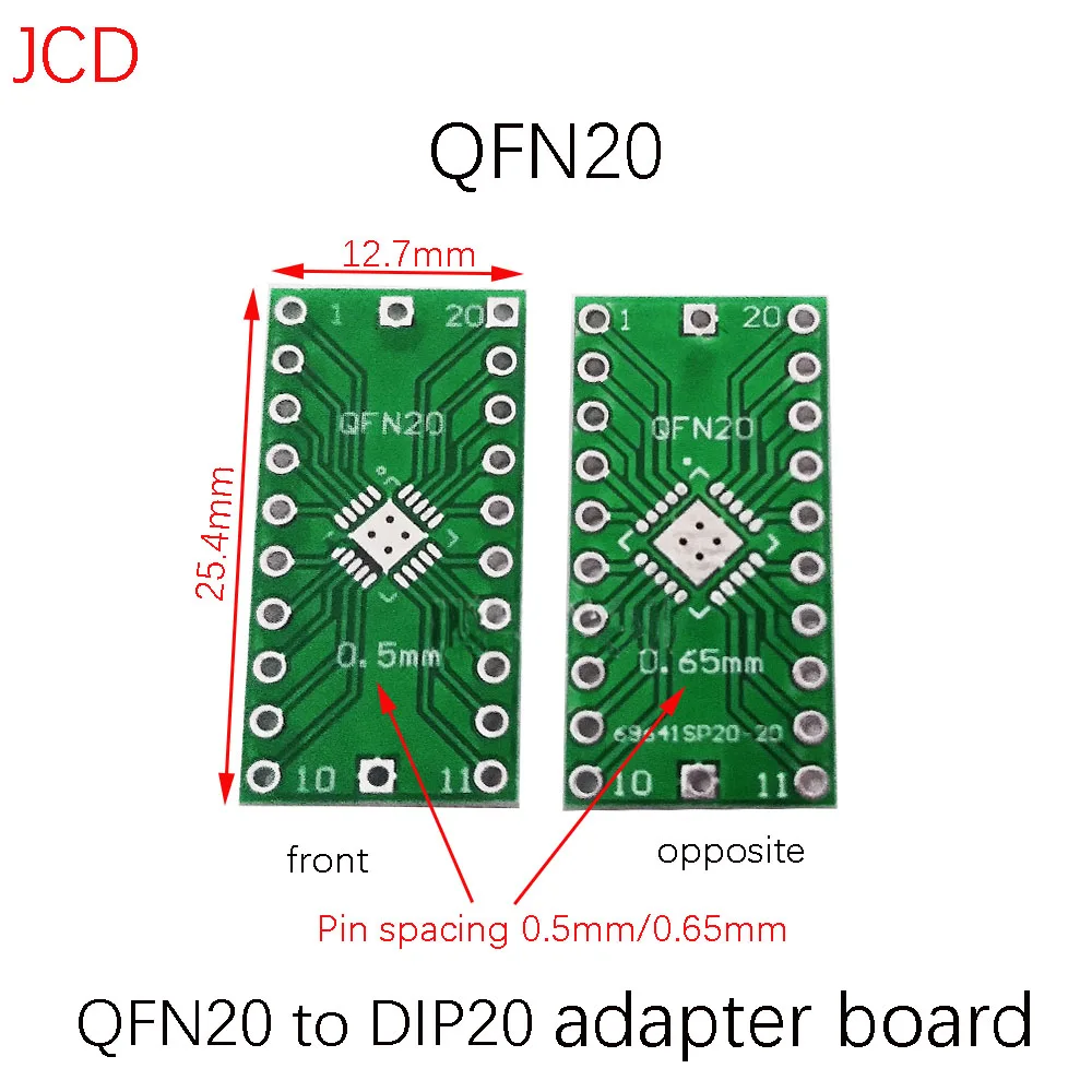 1PC PCB Board SOP Adapter Doppel Pin Löten SOP8 SOT223 DFN10 SSOP TQFP128/144 QFN44/48 QFN56/64 QFN32/100 IC Test – Detail 6