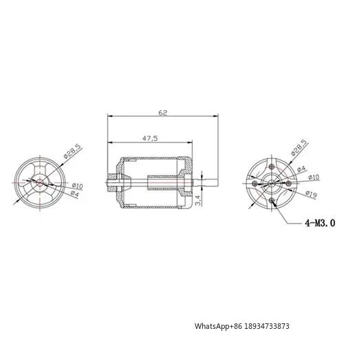 DoBoFo 70mm 12 Blades Ducted Fan EDF Unit with 6S 2300KV Brushless Motor for RC Airplane