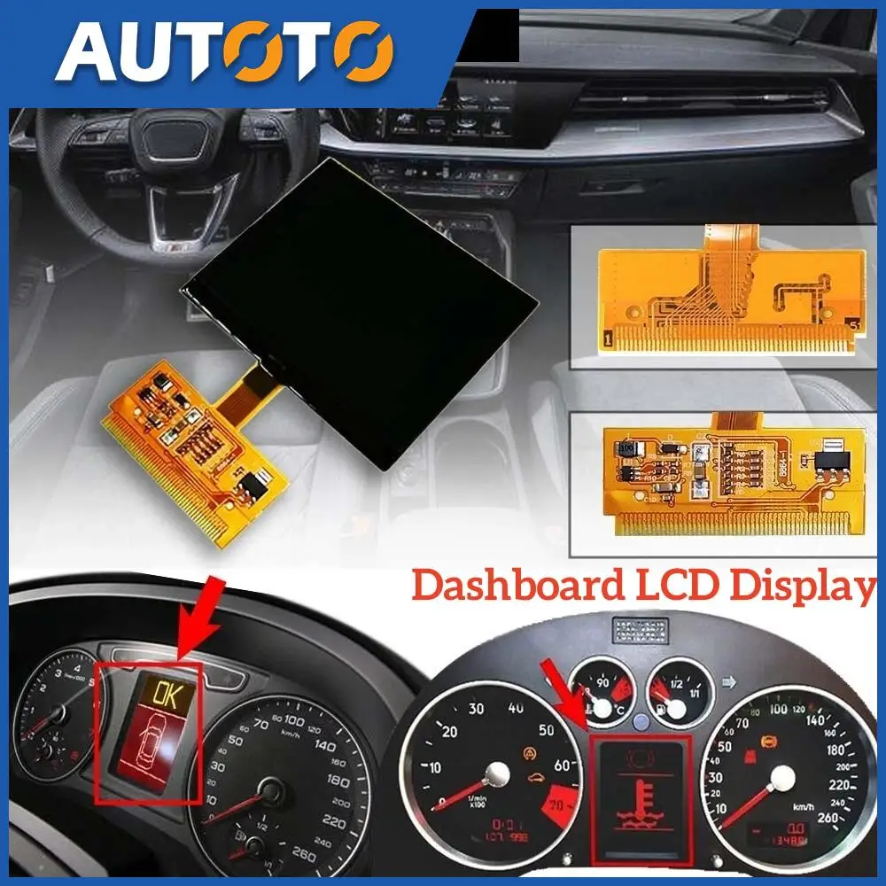 

1 шт. автомобильный ЖК-экран для VW AUDI ЖК-дисплей A3 A4 A6 VDO для VW Passat Seat VDO ЖК-кластер приборной панели инструмент для ремонта пикселей