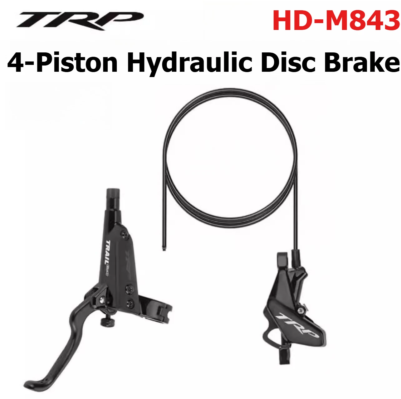 

TRP Trail EVO HD-M843 4-Piston Hydraulic Disc Brake, Mountain Downhill Enduro E-MTB Brake