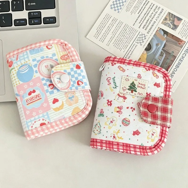 Card Holder Bag Cute Girls Portable Travel Card Holder Multi-function Mini Coin Purse Portable ID Passport Storage Wallet