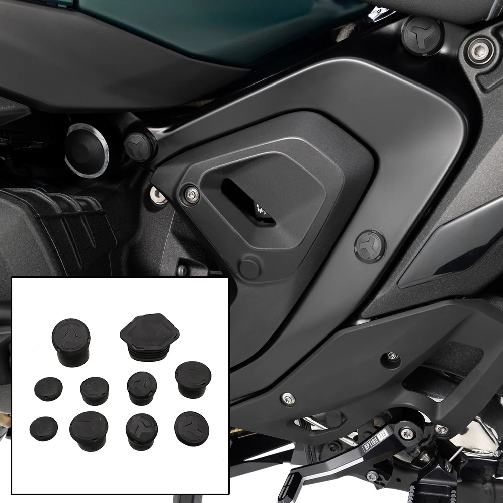 ل BMW R1300GS R 1300 GS ADV R1300 GSA دراجة نارية الملحقات الإطار ثقب غطاء قبعات غطاء إطار الزخرفية التوصيل GS1300 #1